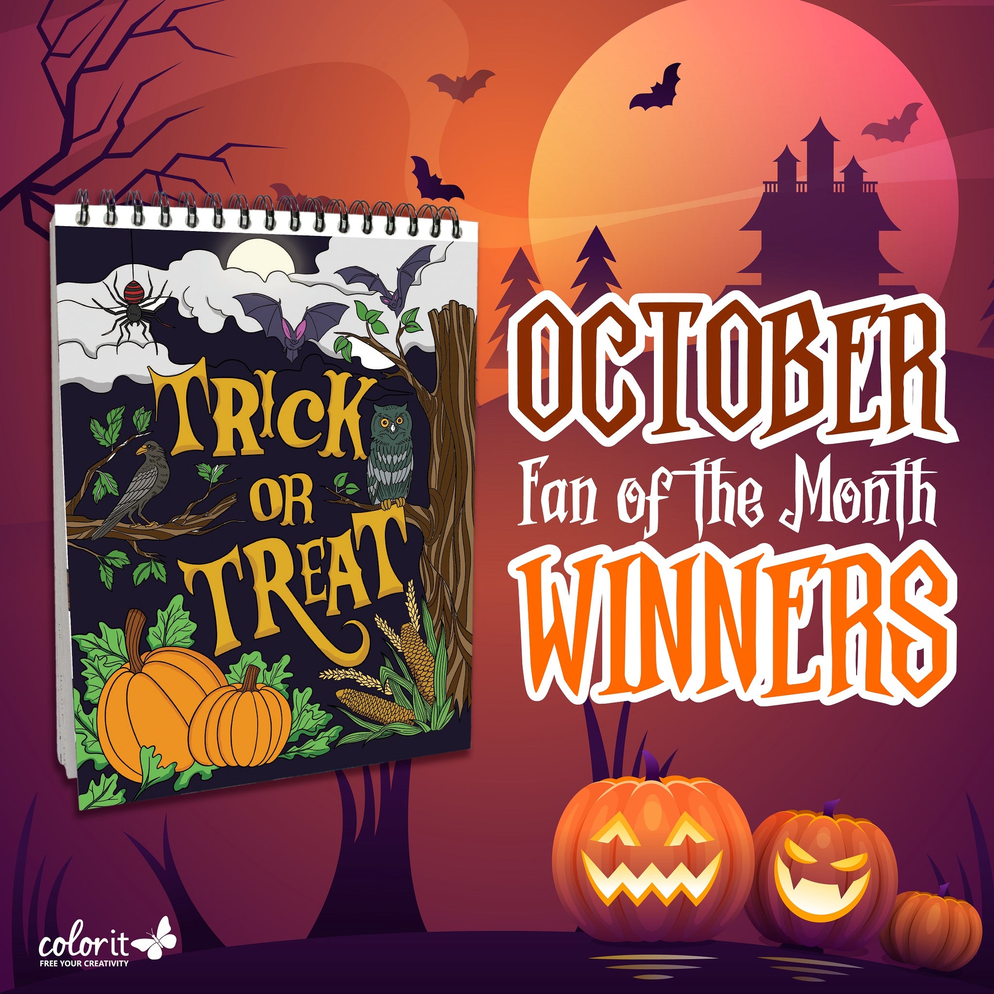 October 2020 Fan of the Month Winners