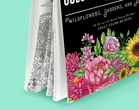 Flowers & Plants for Adults Who Color, Volume 2 - Live Your Life In Co – Coloring  Book Zone