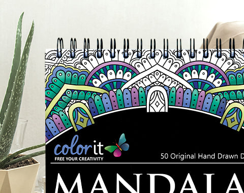 ColorIt Mandalas To Color, Volume II Coloring Book for Adults by