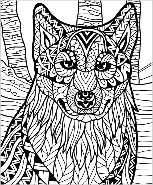 Wild Animals Coloring Book For Adults by ColorIt - Coloring Pages