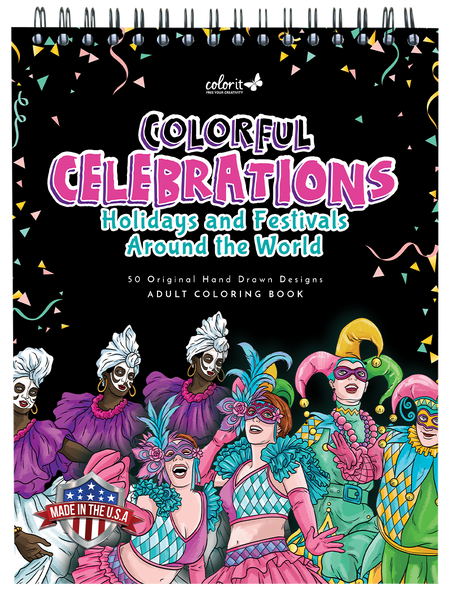 Colorful Celebrations: Holidays and Festivals Around the World Coloring
