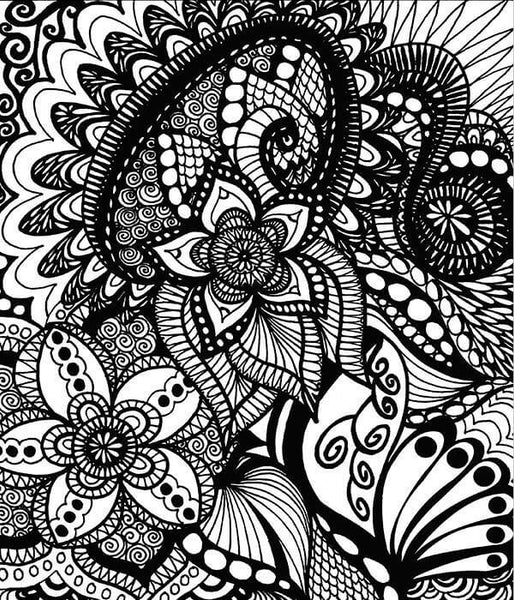 Doodle Coloring Book For Adults - Calming Doodles Vol 1 – ColorIt