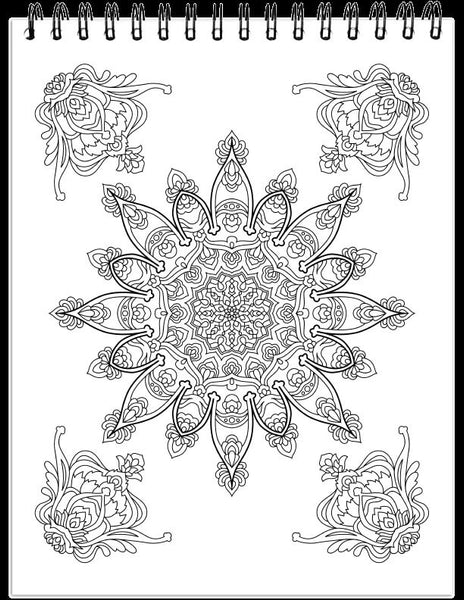 Mandalas To Color Volume 2 Illustrated By Terbit Basuki – ColorIt