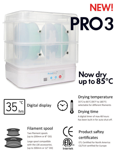 PrintDry Filament Dryer Pro 3