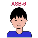 ASB-6 A teen Asian boy wearing a blue shirt