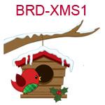 Christmas birdhouse 1