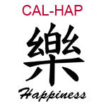 CAL-HAP Chinese symbol for happiness