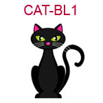 CAT-BL1   A black cat