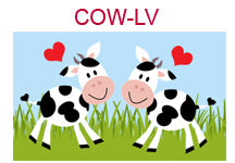 COW-LV Two cows with hearts