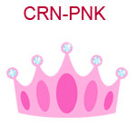 CRN-PNK Pink birthday crown