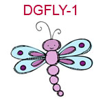 DGFLY-1 Blue and purple dragonfly