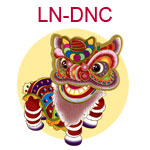 LN-DNC A Chinese lion dancer