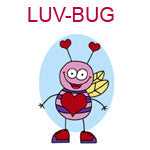 LUV-BUG Lady bug with heart