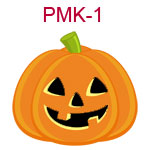 PMK-1  An orange jack o lantern with smiling face