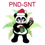 Panda Pals Santa Panda