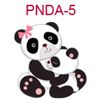 PNDA-5 Mother panda hugging baby panda