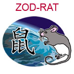 ZOD-RAT Chinese zodiac rat design
