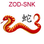 ZOD-SNK Chinese zodiac snake design