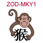 ZOD-MKY1 Chinese zodiac monkey design