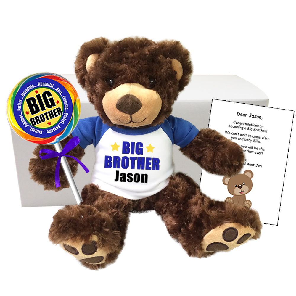 personalised big brother teddy