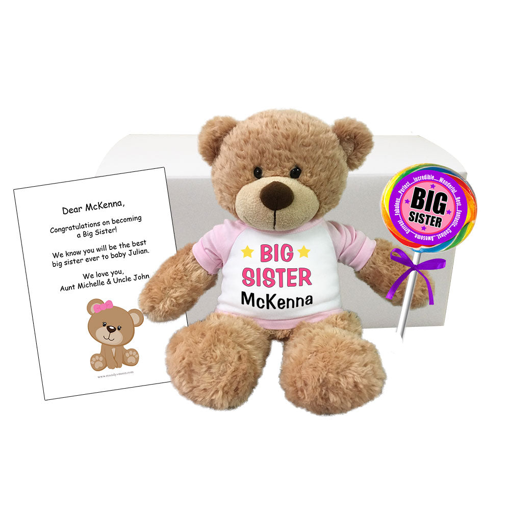 big sister teddy bear gift