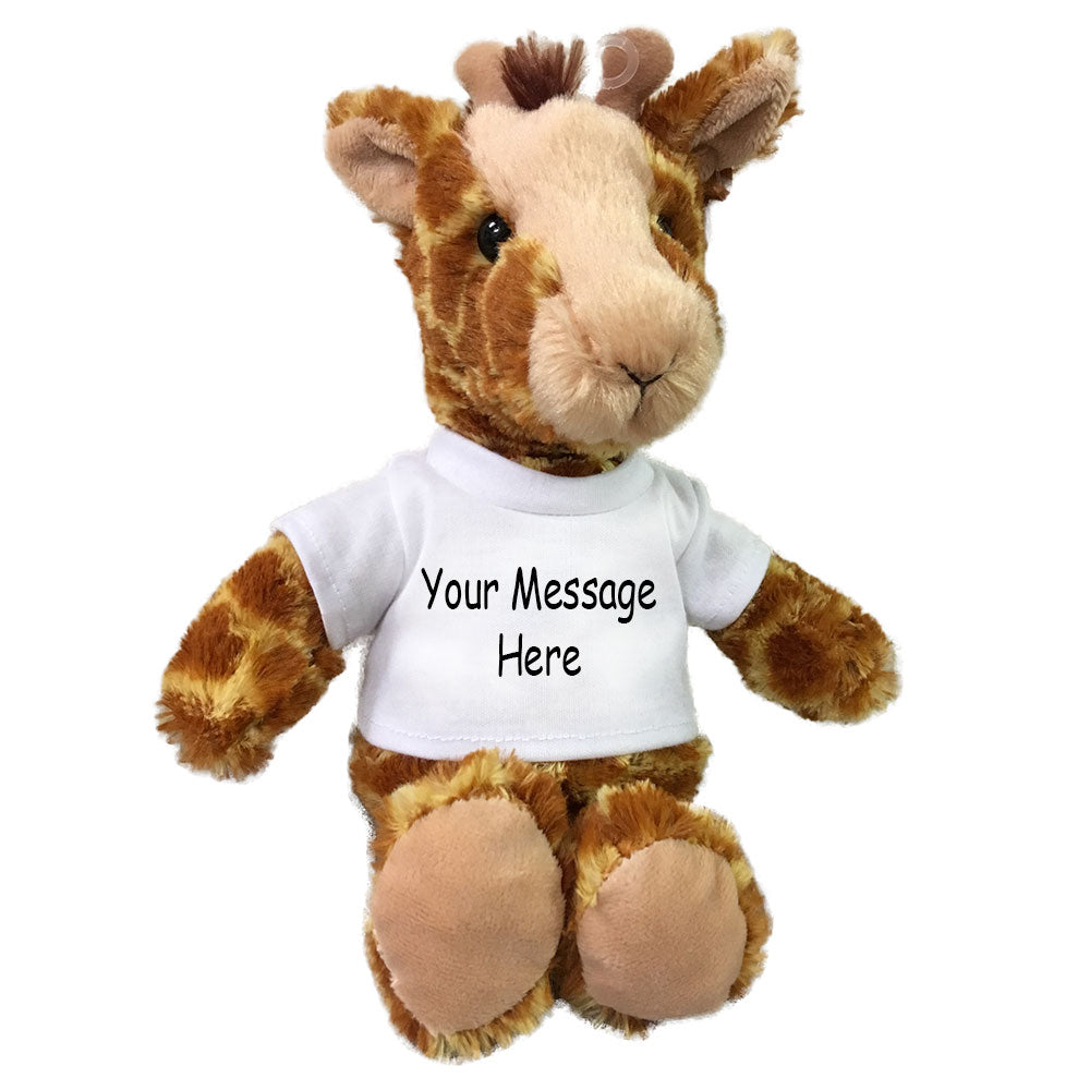 Personalized Stuffed Giraffe - 10 inch 