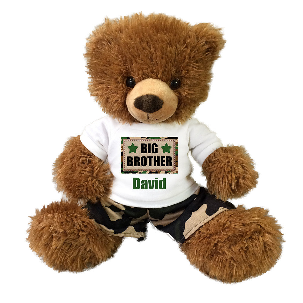 personalised big brother teddy