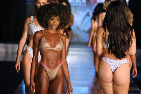 Miami Swim Week outdoor runway of Bikini Beach Australia