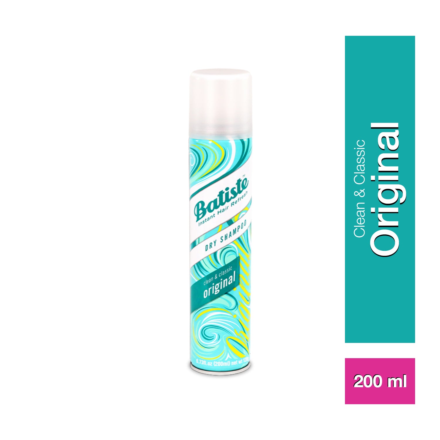 Batiste Instant Hair Refresh Dry Shampoo Clean & Classic Original 200ml