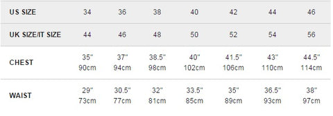 burberry coat size chart