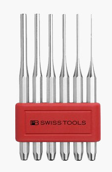 [PB SWISS TOOLS] PB 755.B CN Set of parallel pin punches, octagonal, in a handy plastic holder