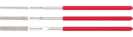 [SAMICK THK] Taper Precision Diamond Files 3PCS