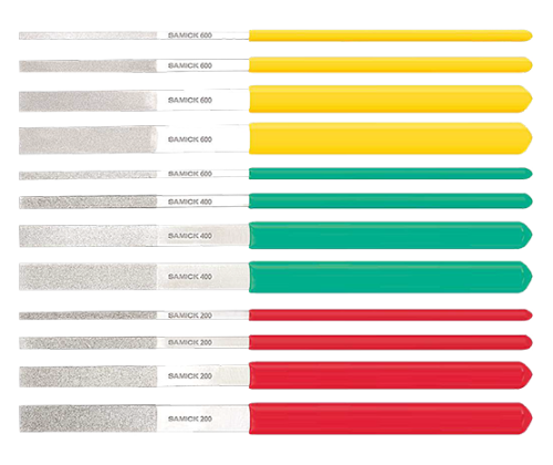 [SAMICK THK] Taper Precision Diamond Files Set, TP12 (12PCS)