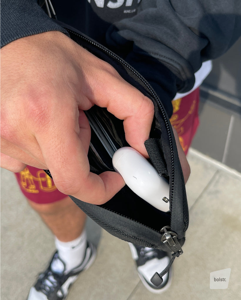 bolstr AUX Pocket 2.0 Small Crossbody Bag for AirPods