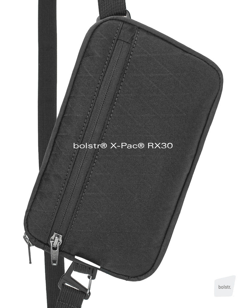 "Plastic" - bolstr minimalist bags in carbon neutral X-Pac RX30.