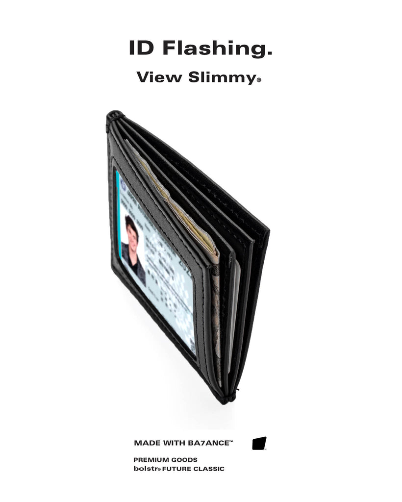 View Slimmy 3-Pocket Slim Minimalist Wallet by bolstr