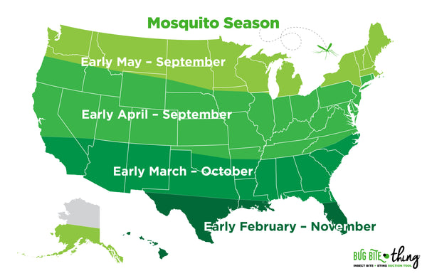 Mosquito Season Map
