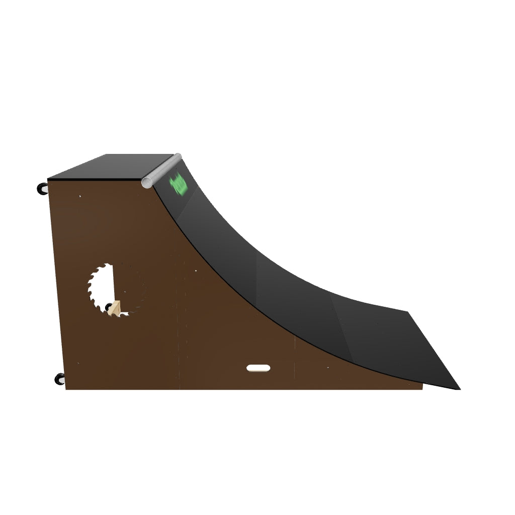 baan doel Strak Skateboard Ramp | 4'x4' Quarter Pipe | Weatherproof | Ramptech Ramps –  Ramptech.com