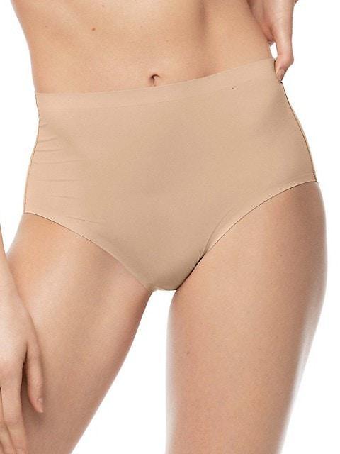 Luxe Stretch Seamless Laser Cut Hipster One Size Panty - Sahara