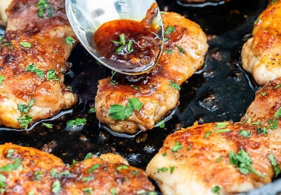 Honey Garlic Chicken - Huckle Bee Farms LLC