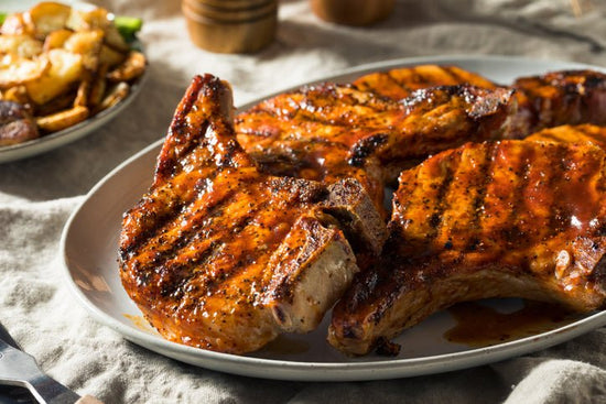 Root Beer Honey Pork Chops - Huckle Bee Farms LLC