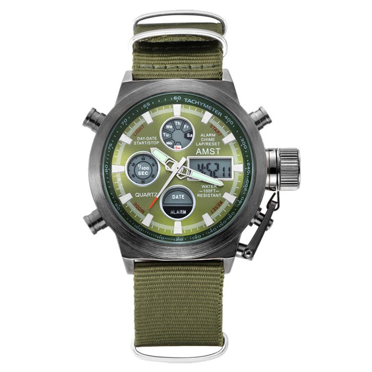 NEW AMST3003 watches men luxury brand casual water resistant 100 meter ...