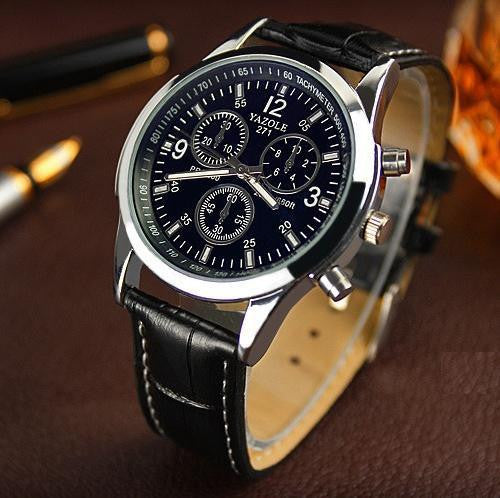 leather belt branded watches