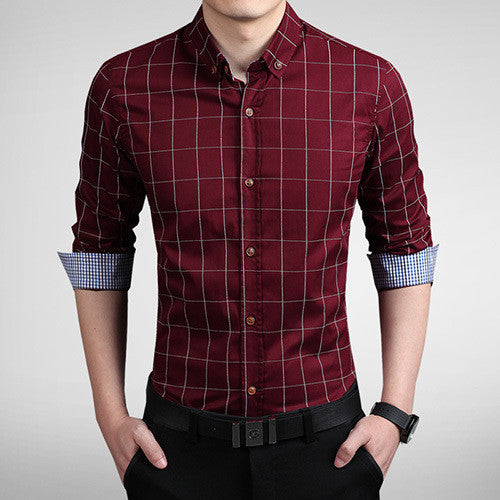 Fashion Brand Men Slim Fit Shirt – Models Industry