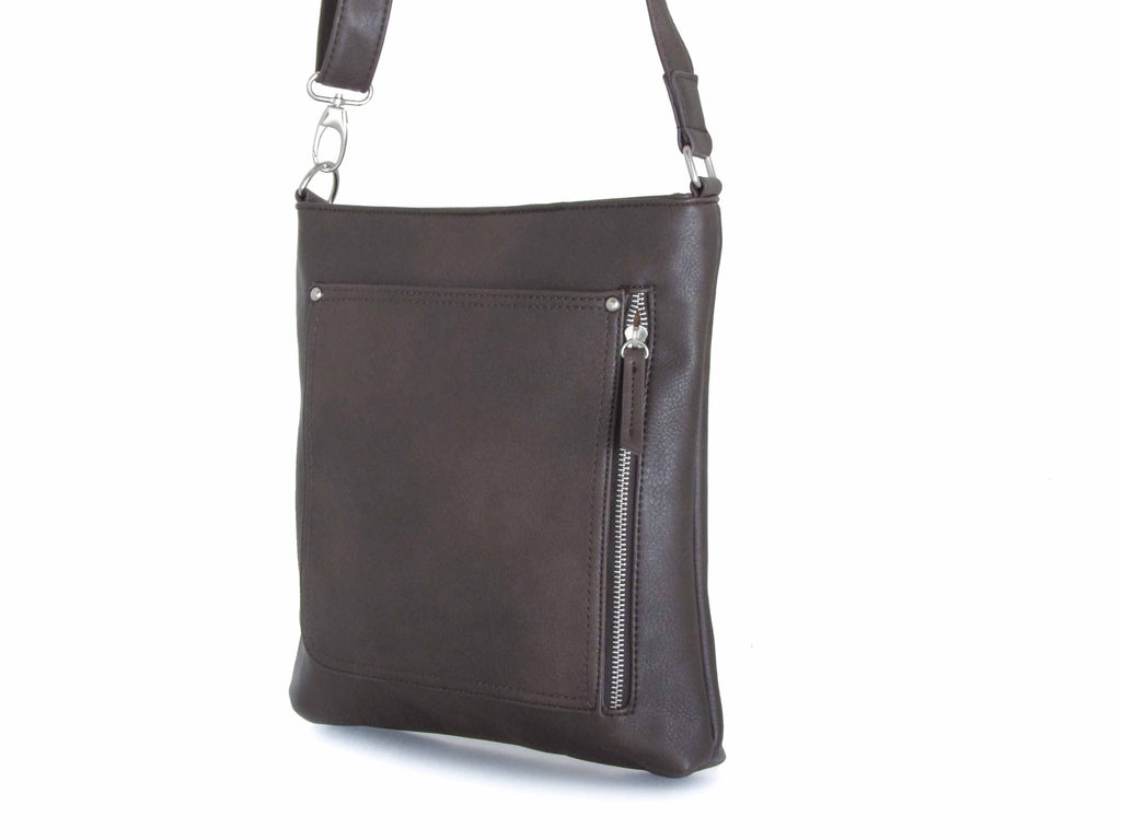 Italian Messenger Bag - Vegan Leather Multiple Colors | Kelska Blu