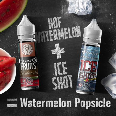 HOF Watermelon + Ice shot = Watermelon Popscicle