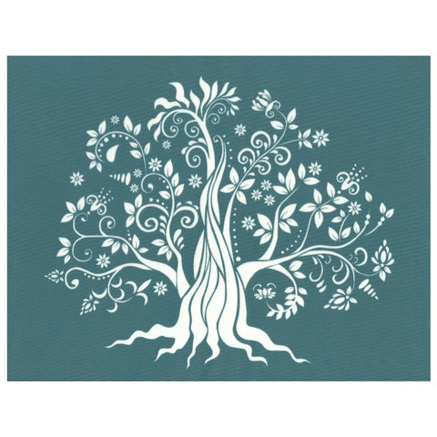 DIY Screen Printing Fancy Tree Silkscreen Stencil