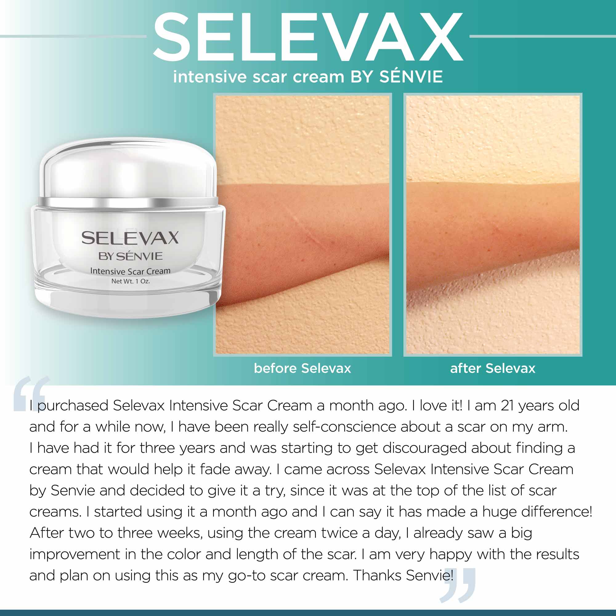 Selevax Arm Scar Removal Photo