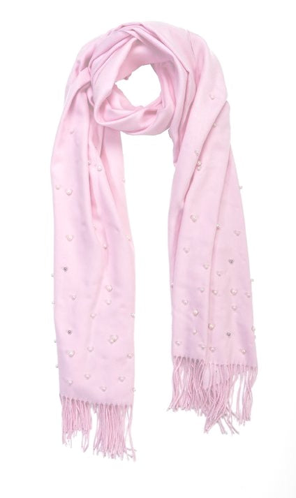 pink cashmere pashmina