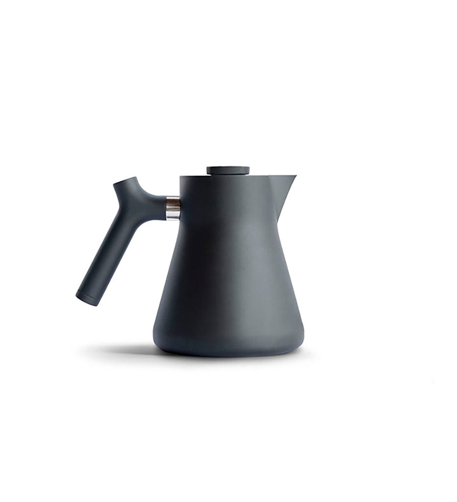 Matte Black with Walnut Accents Corvo EKG Electric Kettle, Luxury Tea  Gifts